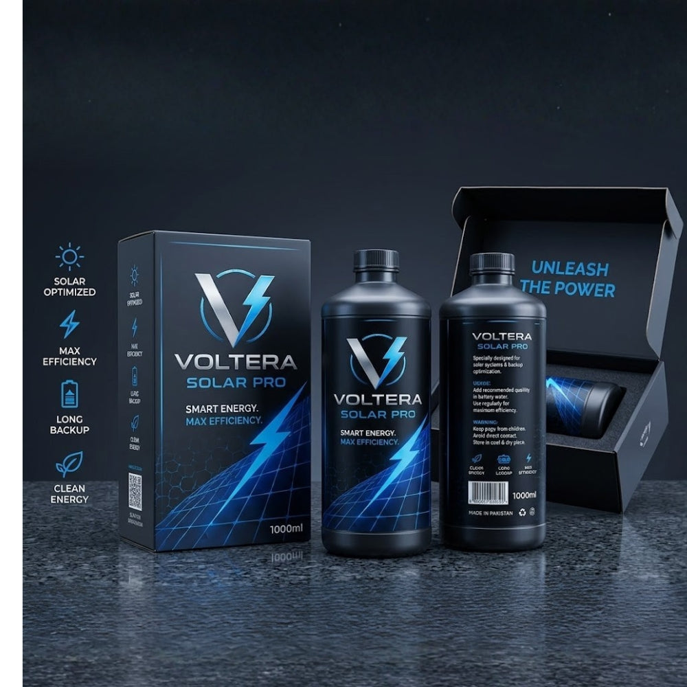 VOLTERA SOLAR PRO — Solar Battery Performance Booster 1000ml